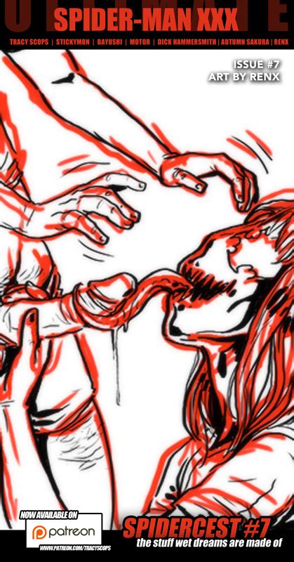 Spidercest Panel Sketch Preview By Tracyscops Hentai Foundry