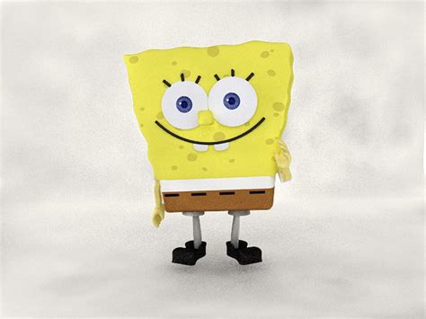 Spongebob Free 3d Models Download 3d Spongebob Available Formats C4d