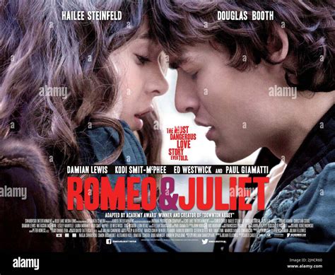 Movie Poster Romeo And Juliet 2013 Stock Photo Alamy