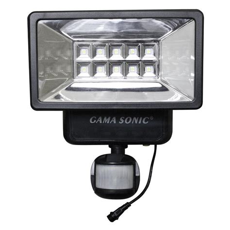 Maybe you would like to learn more about one of these? Gama Sonic 160° Black Outdoor Solar Powered Security Light ...