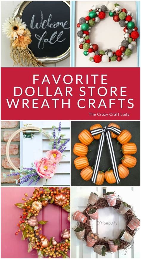 Diy Dollar Store Wreaths For Every Season Dollar Store Diy Projects