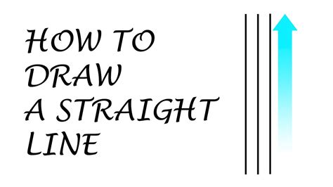 How To Draw A Straight Line Youtube