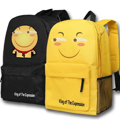 Buy Funny Face Student Funny Bag 2016 New Bag Backpack