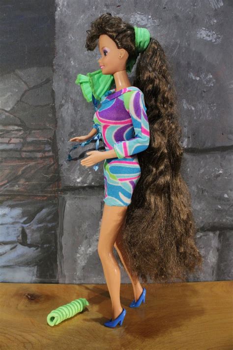 Totally Hair Teresa Brunette Barbie Doll Mattel 1991 Unboxed Etsy