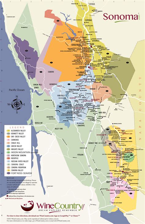 Wine Country Map