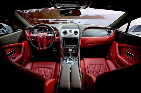 Red Bentley Car Inside View 5600x3700 Resolution Wallpaper