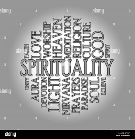 Spirituality Word Cloud Stock Photo Royalty Free Image 117368462 Alamy