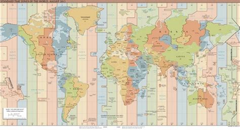 Gezien vanuit het perspectief van een aardse waarnemer met 12 lokale tijden is frankrijk het land met de meeste tijdzones ter wereld. Kaart van de wereld standaard tijdzones, Wereld kaart