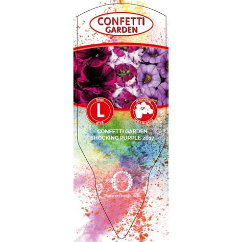 Tag Confetti Garden Shocking Purple Confetti Garden Pos Materials