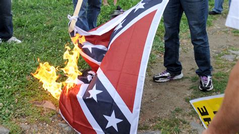 Burning Confederate Flag It S Time To Burn The Confederate Flag