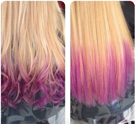 Pink Hair Ombre Dip Dye Pastel Pink Hot Pink Hair Dye Semi Permanent