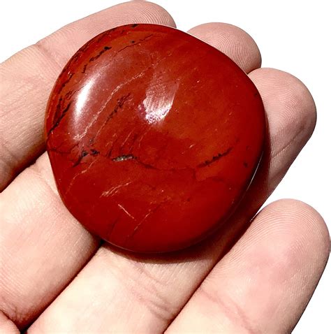 Red Jasper Palm Stone By Crystal Palm Stone Home And Kitchen