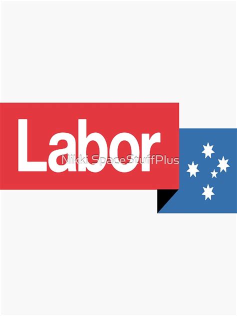 Australian Labor Party Logo Sticker For Sale By Nikki Spacestuffplus