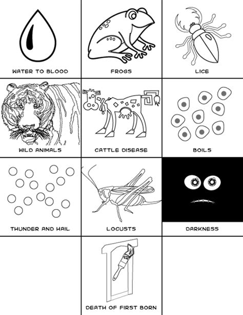 Coloring Pages For The Ten Plagues Coloring Pages For Kids