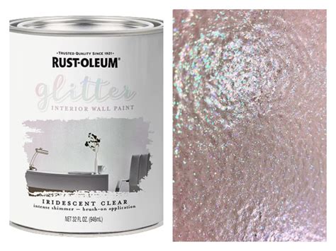 Rust Oleum Interior Glitter Paint Has Dazzling Possibilities Home Fixated