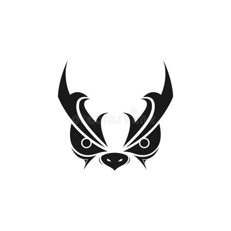 Face Bird Art Black Mask Logo Design Vector Graphic Symbol Icon Sign