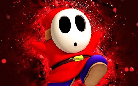 Shy Guy Mario Wallpaper