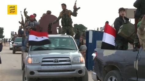شاهد قوات موالية للنظام السوري قرب عفرين cnn arabic