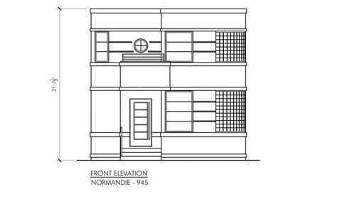 Contemporary Normandie 945 Robinson Plans Small Home Plan