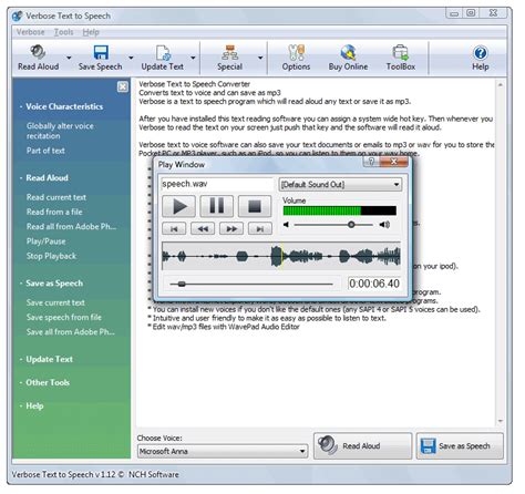 I suspect it is a what are the best tools for converting speech to text? 10 Best Text to Speech Software for Windows PC