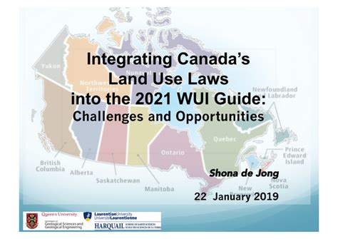 Pdf Integrating Canadas Land Use Laws Into The 2021 Wui Guide Challenges And Opportunities