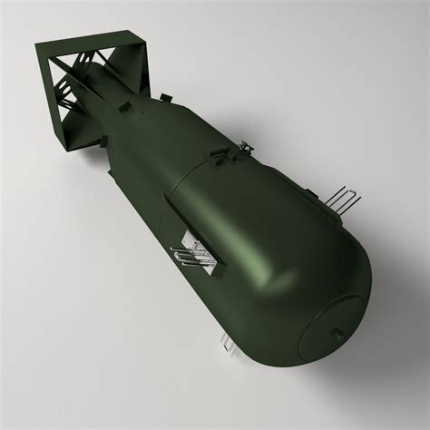 Atomic Bomb 3d Model Cgtrader