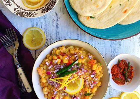 Delhi Style Chole Kulchey Lets Cook Healthy Tonight