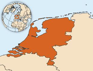 Situado en europa, con zonas como holanda, y cuya capital es amsterdam. OMS | Países Bajos