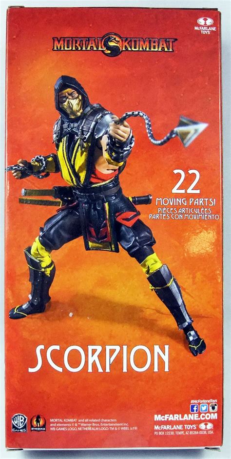 Mortal Kombat Scorpion Figurine 18cm Mcfarlane Toys