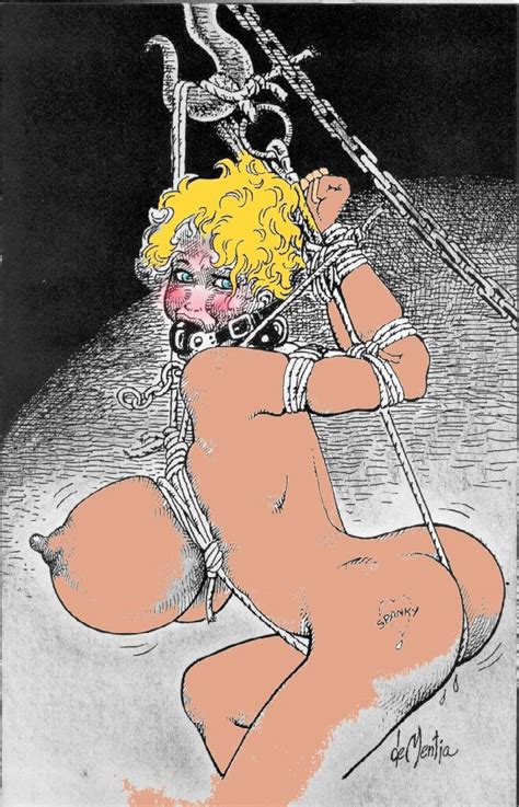 Demented Bondage Artwork And Evil Female Rope Tied Artwork Porn