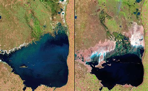 Shrinking Lake Mar Chiquita Image Of The Week Earth Watching