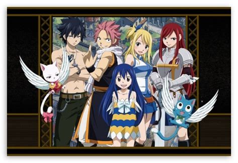 Fairy Tail Team Natsu Ultra Hd Desktop Background Wallpaper For