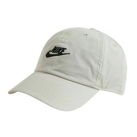 Nike Sportswear Heritage 86 Futura Washed Cap Mens Hat Bone 1size