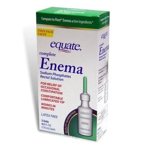 equate rectal solution enema sodium phosphates 2 count 4 5 fluid ounce reviews 2021