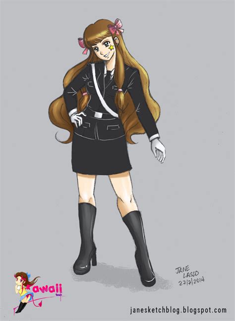 Melody Uniformada Para El Kawaii Team Dibujos Y Sketches De Jane Lasso
