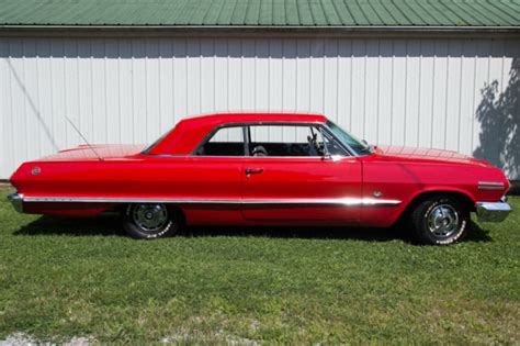 1963 Chevrolet Impala Ss 327 Hardtop Red