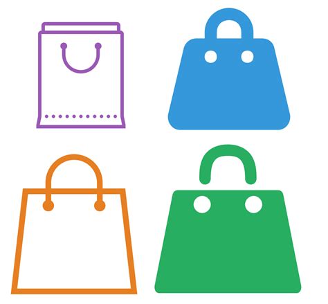 White Shopping Bag Icon For Pc 286617 Free Icons Library