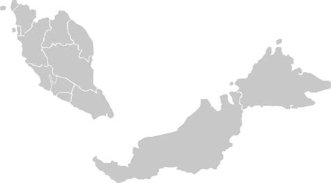Blank Malaysia Map Clip Art At Vector Clip Art Online