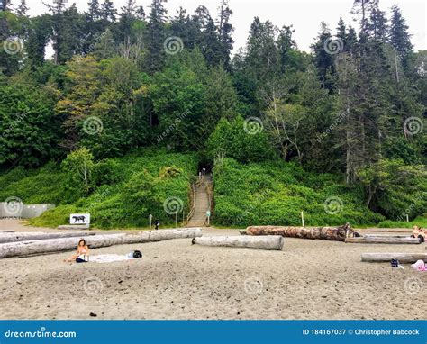 A View Of The Popular Wreck Beach A Famous Nude Beach Along The