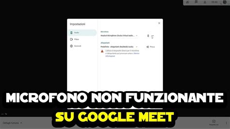 Il Microfono Non Funziona Su Google Meet Su Windows Ecco Come Risolvere Youtube