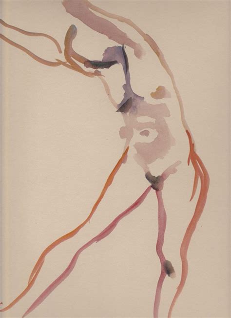 Standing Nude 2016 Watercolours By Rory O Neill Artfinder Body