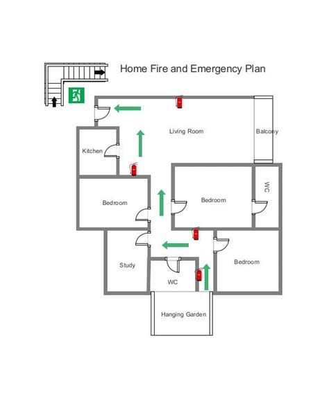 8 Home Evacuation Plan Templates Ms Word Pdf