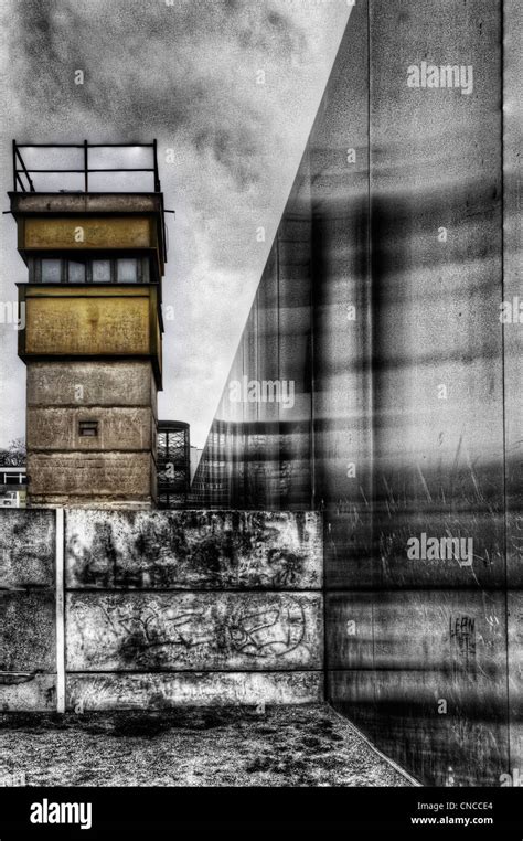 Guard Tower Berlin Wall In Hi Res Stock Photography And Images Alamy