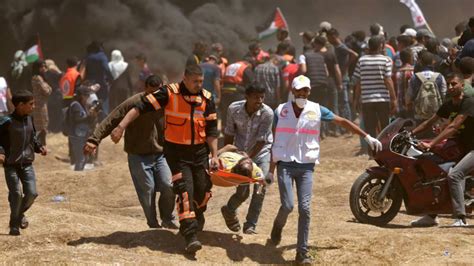 As It Happened Gaza Protests Turn Deadly As Us Opens Jerusalem Embassy Bbc News