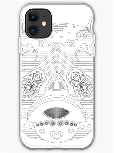 coloring book bear iPhone Case & Cover by asyrum | Redbubble