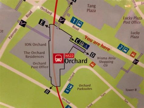 Map Of Orchard Road Singapore