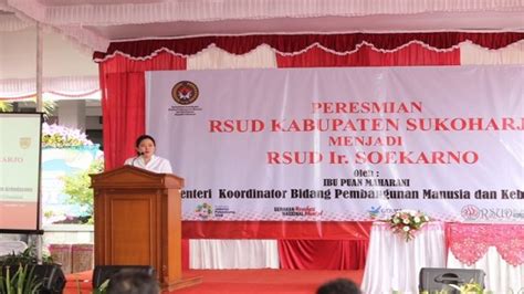 Rumah Sakit Daerah Sukoharjo Ganti Nama Jadi Rsud Ir Soekarno Koran