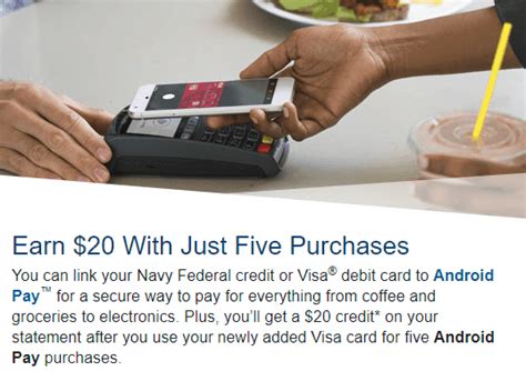 Eligible employers can get immediate access to the credit by reducing employment tax deposits they are otherwise required to make. Navy Federal Credit Union Android Pay Promotion: Earn Up To $40 Statement Credit