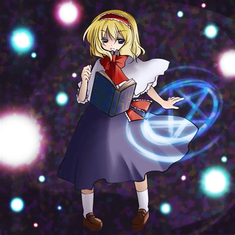 The Big Imageboard Tbib Alice Margatroid Blonde Hair Blue Eyes Book Futami Yayoi Hairband