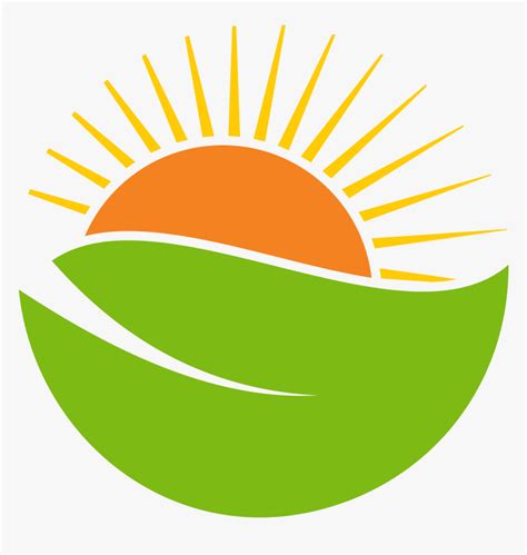Transparent Sun Vector Png Grass And Sun Logo Png Download